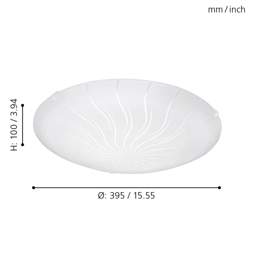 Eglo 96091 - LED-kattovalaisin MARGITTA 1 LED/16W/230V