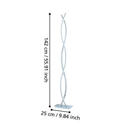Eglo 96106 - LED-lattiavalaisin LASANA 2 4xLED/9W/230V