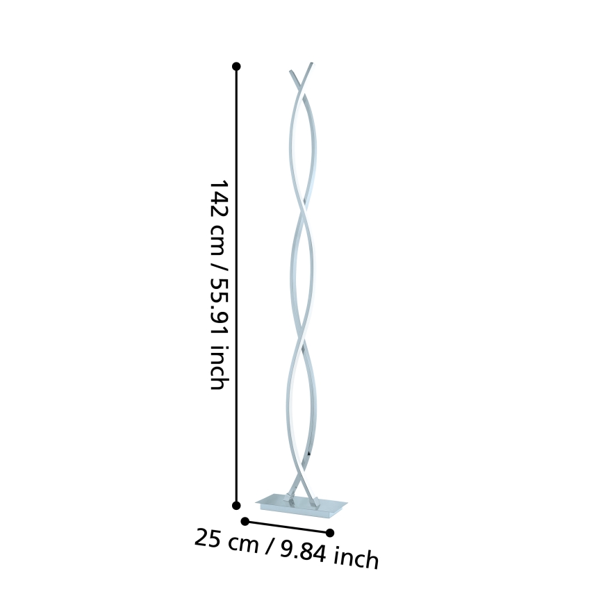 Eglo 96106 - LED-lattiavalaisin LASANA 2 4xLED/9W/230V