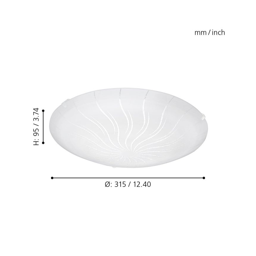 Eglo 96111 - LED-kattovalaisin MARGITTA 1 LED/11W/230V