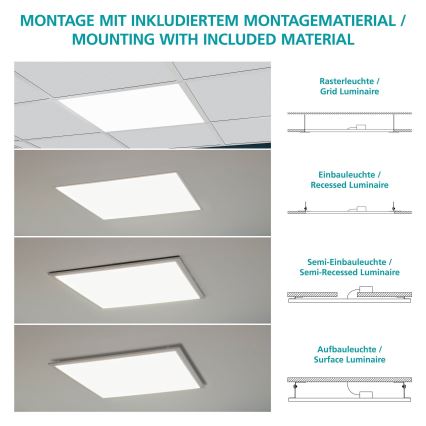 Eglo 96154 - LED-kattopaneeli SALOBRENA LED/40W/230V