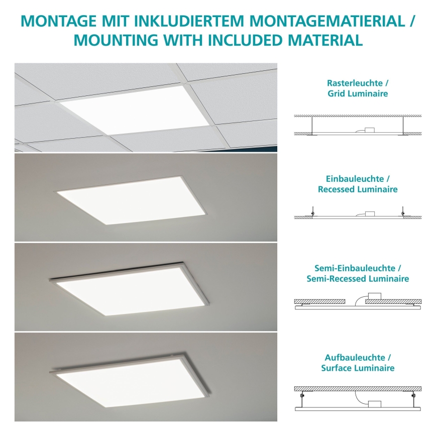 Eglo 96154 - LED-kattopaneeli SALOBRENA LED/40W/230V