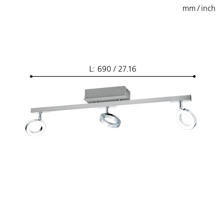 Eglo - Kohdevalo 3xLED/3,2W + 2xLED/3,3/230V