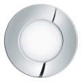 Eglo 96242 - LED-kylpyhuoneen upotettava alasvalo FUEVA 1 1xLED/2,7W/230V IP44 halkaisija 8,5 cm