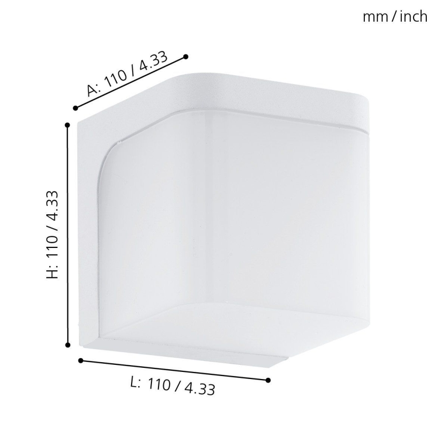 Eglo - LED-ulkoseinävalaisin LED/4,9W/230V IP44
