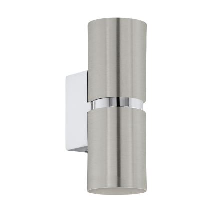 Eglo 96261 - LED-seinävalaisin PASSA 2xGU10/3.3W/230V pyöreä