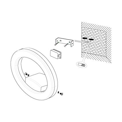 Eglo 96274 - LED-ulkoseinävalaisin EMOLLIO LED/10W/230V IP44