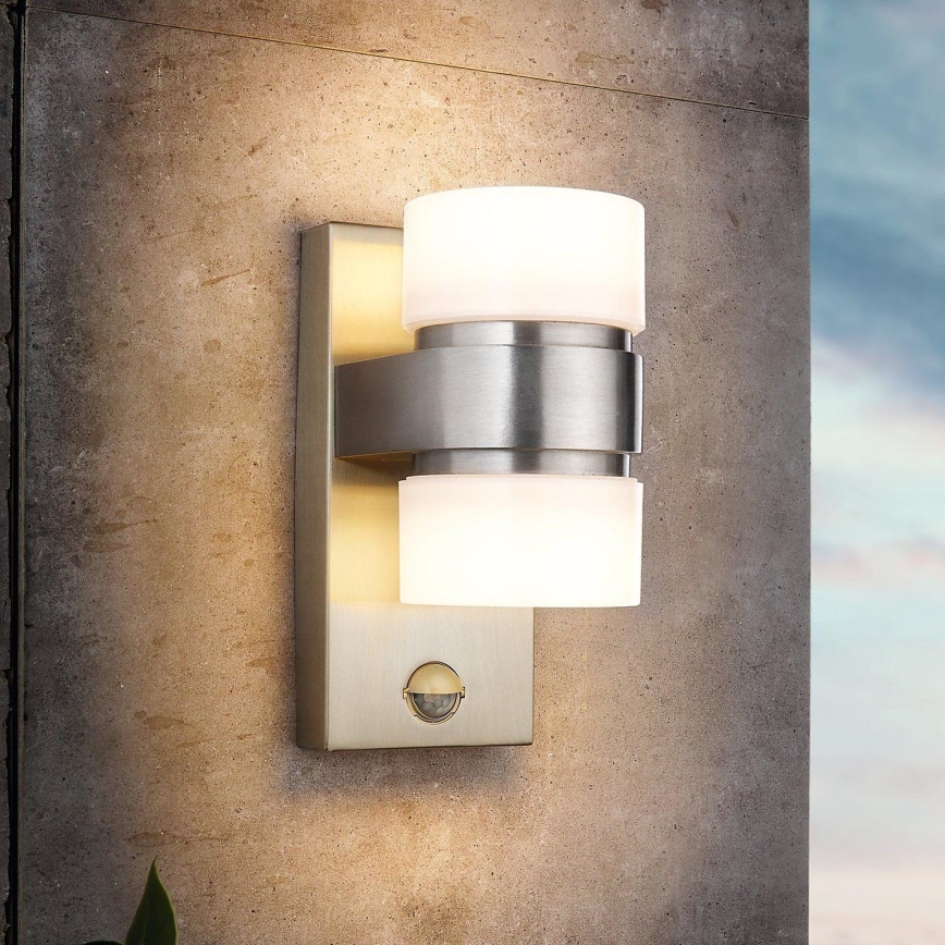 Eglo 96277 - LED-ulkoseinävalaisin anturilla ATOLLARI 2xLED/6W IP44