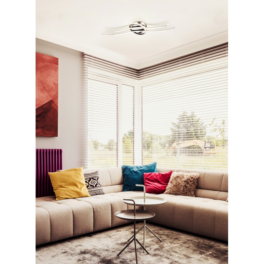 Eglo 96308 - LED-kattovalaisin SELVINA LED/6W+LED/7W