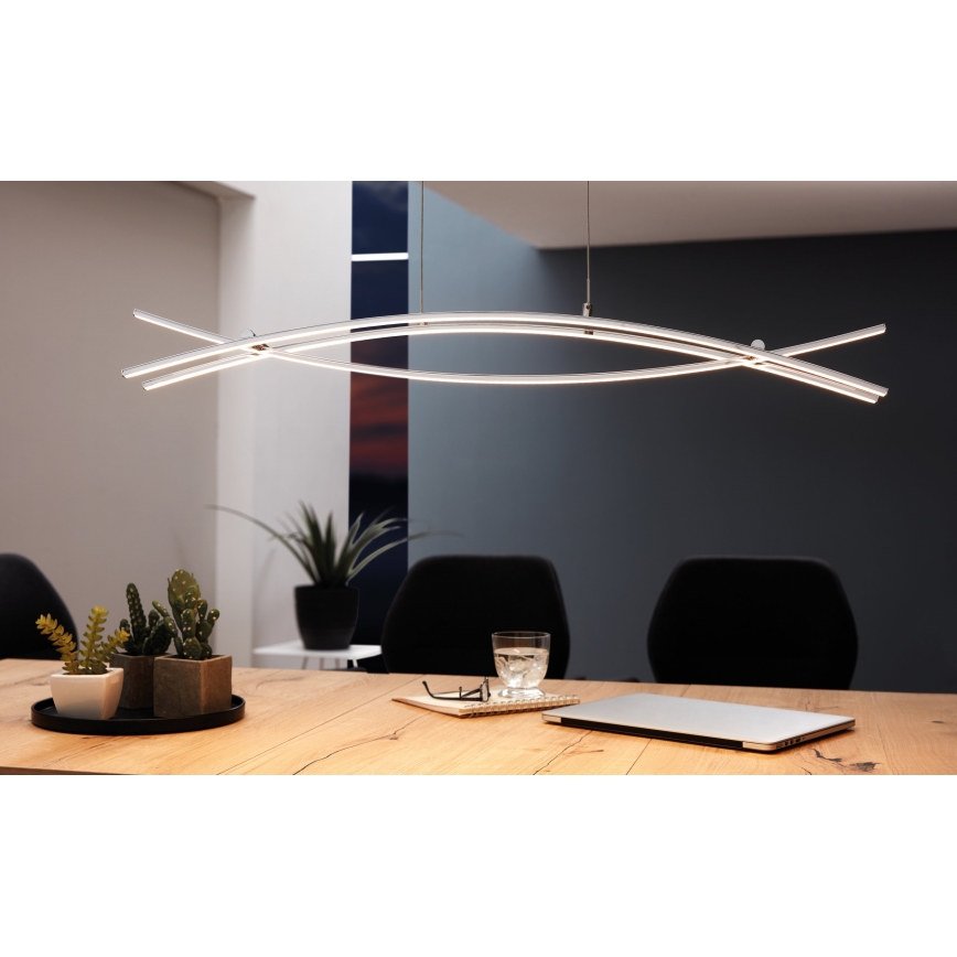 Eglo 96331 - LED-kattokruunu narussa NEVADO 3xLED/9W/230V