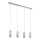 Eglo 96344 - LED-kattokruunu narussa FARSALA 4xG9/2,5W/230V