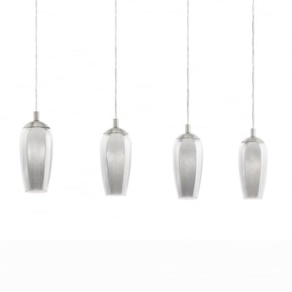 Eglo 96344 - LED-kattokruunu narussa FARSALA 4xG9/2,5W/230V