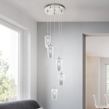 Eglo 96345 - LED-kattokruunu narussa FARSALA 5xG9/2,5W/230V