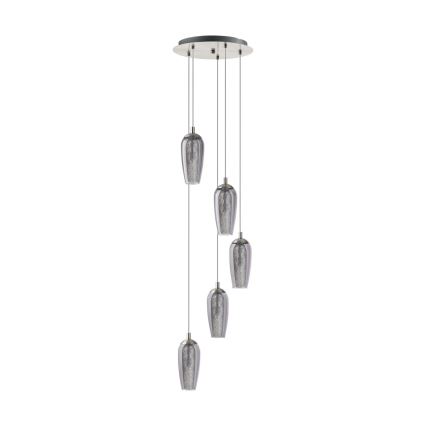 Eglo 96345 - LED-kattokruunu narussa FARSALA 5xG9/2,5W/230V