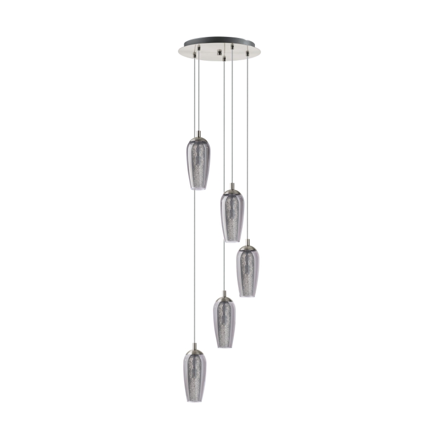 Eglo 96345 - LED-kattokruunu narussa FARSALA 5xG9/2,5W/230V