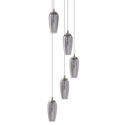Eglo 96345 - LED-kattokruunu narussa FARSALA 5xG9/2,5W/230V