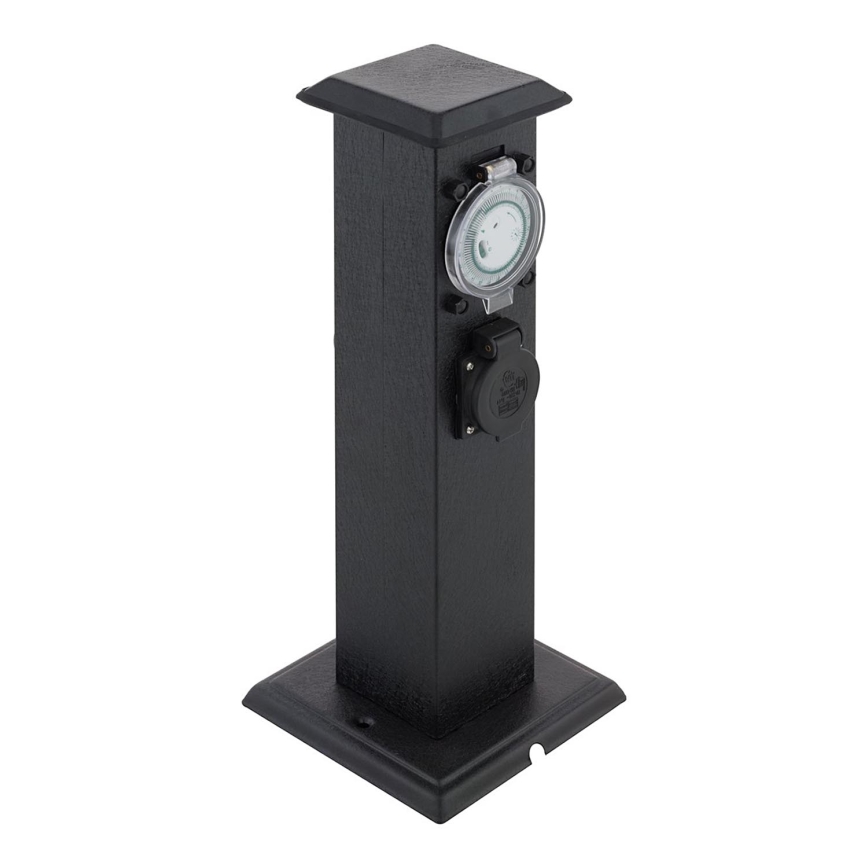 Eglo 96352 - Ulkopistorasiapylväs with timer PARK T IP44