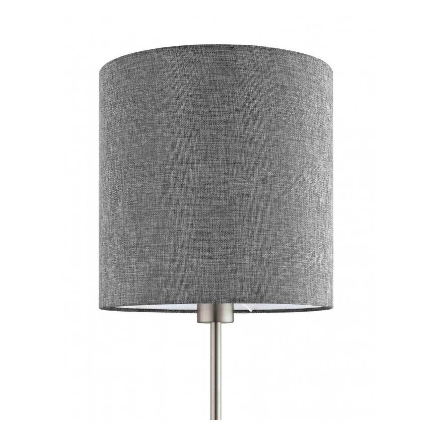 Eglo 96377 - Lattialamppu PASTERI 1xE27/60W/230V harmaa
