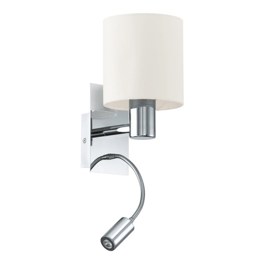 Eglo 96476 - Seinävalaisin HALVA 1xE27/40W+LED/3,5W kerma