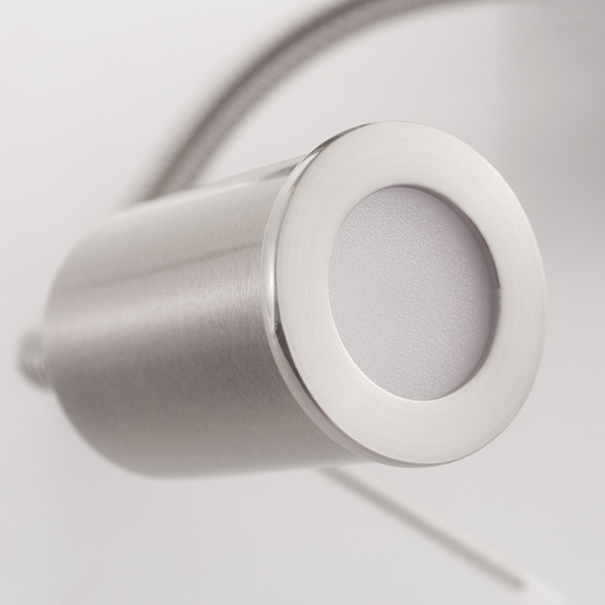 Eglo - LED Joustava kevyt 1xE27/40W+LED/3,8W taupe