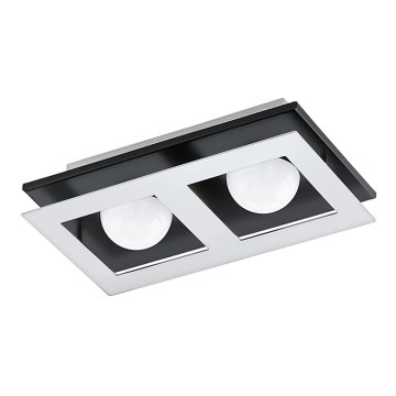 Eglo 96532 - Himmennettävä LED-kattovalaisin BELLAMONTE 1 2xLED/3,3W/230V