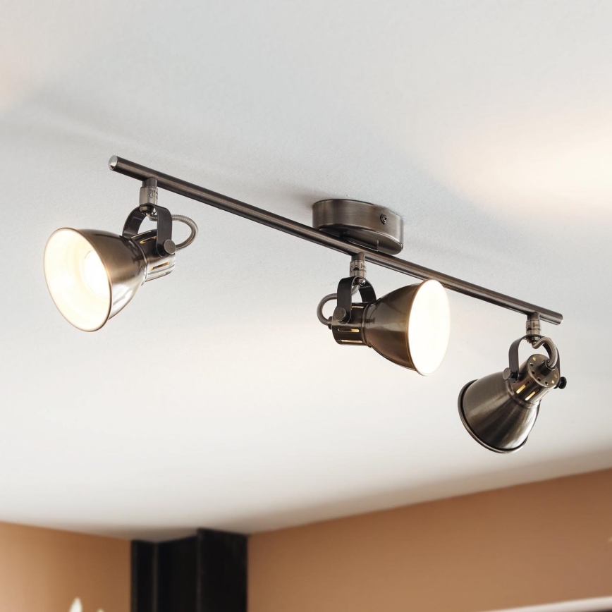 Eglo 96554 - LED-kohdevalaisin SERAS 3xGU10/3,3W/230V