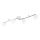 Eglo 96598 - LED-kohdevalaisin CALVOS 4xLED/6W/230V