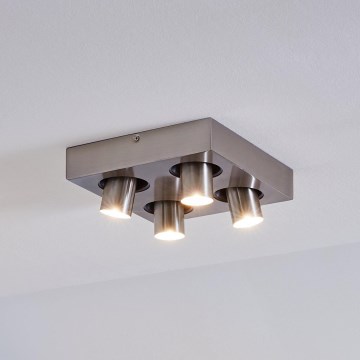 Eglo 96608 - LED-kattovalaisin ROBLEDO 1 4xGU10/5W/230V