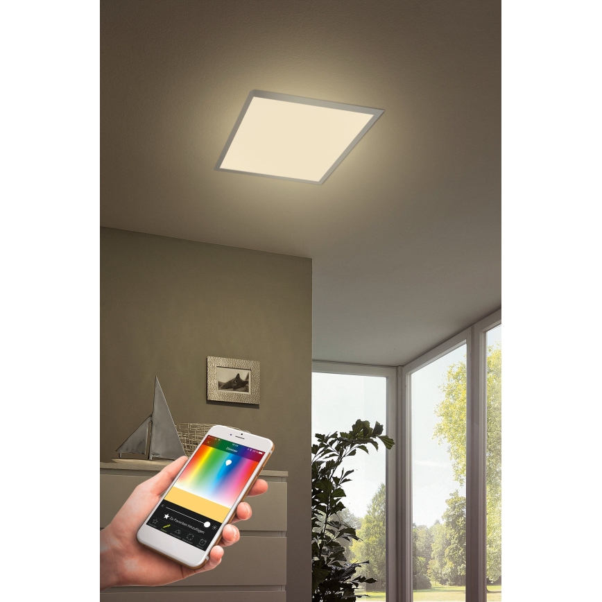 Eglo - LED RGBW Himmennysvalo SALOBRENA-C LED/30,5W/230V + kauko-ohjaus