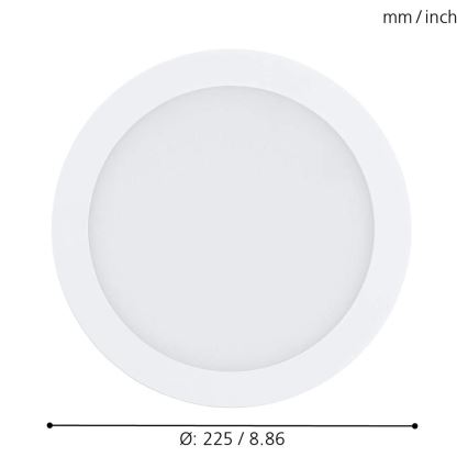 Eglo - LED RGBW Himmennettävä riippuva kattovalaisin FUEVA-C LED/15,6W/230V