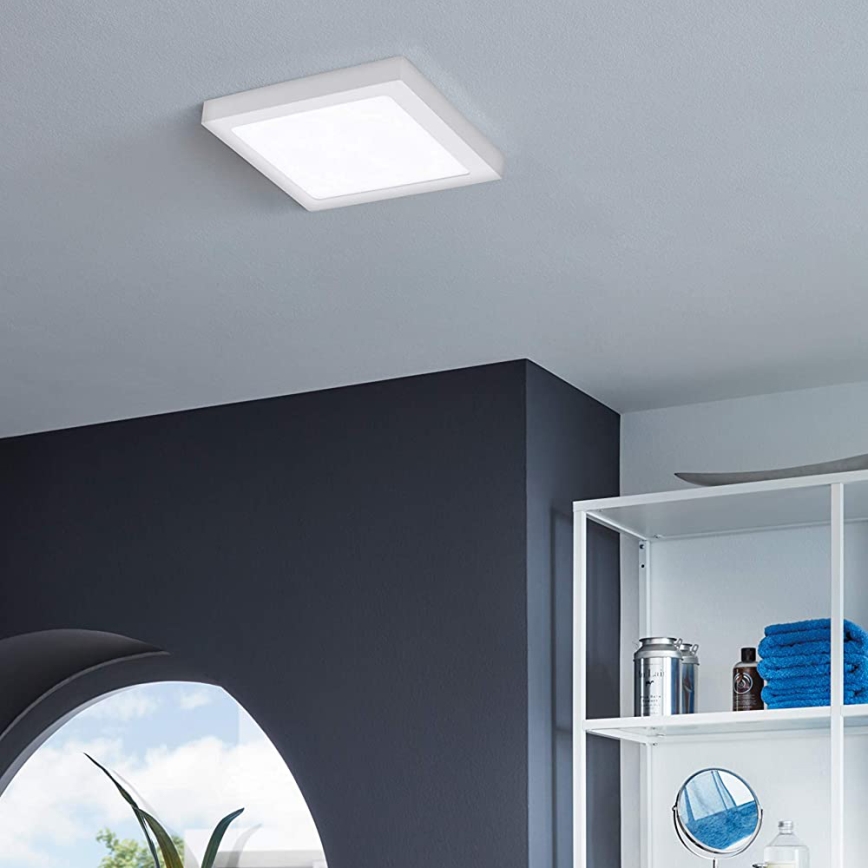 Eglo - Himmennettävä LED-RGB-kattovalaisin FUEVA-C LED/15,6W/230V