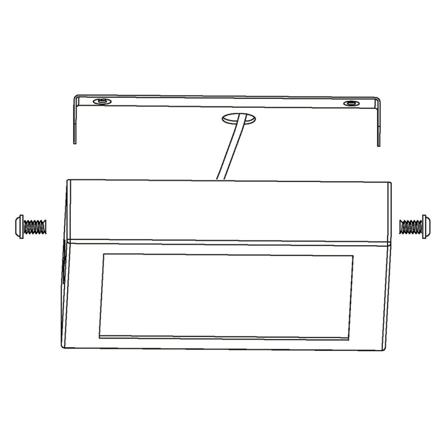 Eglo - Himmennettävä LED-RGB-kattovalaisin FUEVA-C LED/15,6W/230V