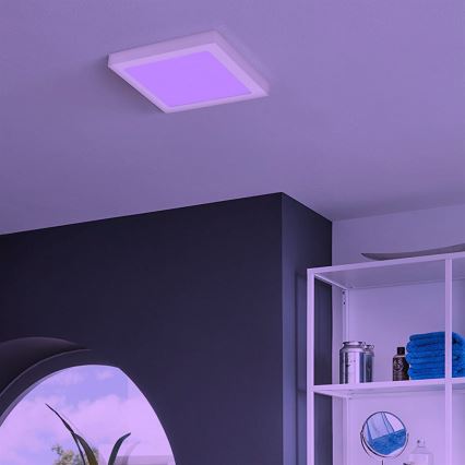 Eglo - LED RGBW himmennettävä kattovalaisin FUEVA-C LED/15,6W/230V Bluetooth