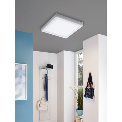 Eglo - Himmennettävä LED-RGBW-kattovalaisin FUEVA-C LED/21W/230V