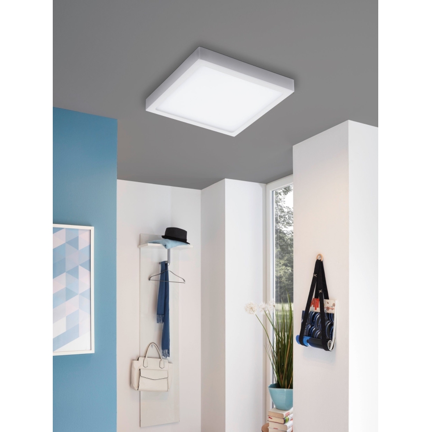 Eglo - Himmennettävä LED-RGBW-kattovalaisin FUEVA-C LED/21W/230V