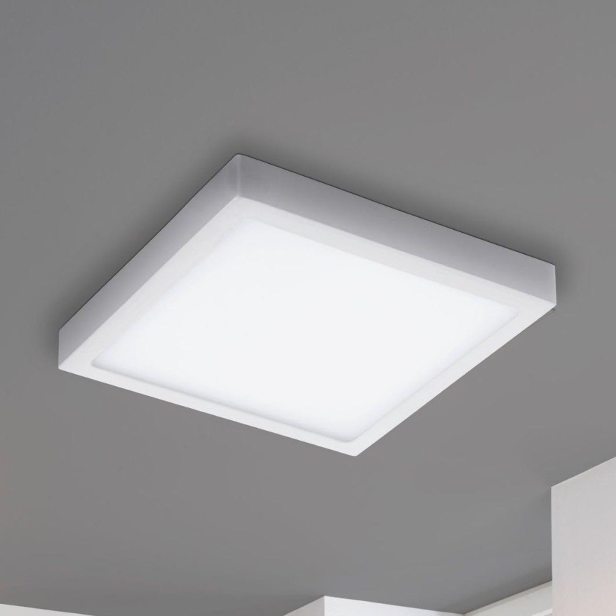 Eglo - Himmennettävä LED-RGBW-kattovalaisin FUEVA-C LED/21W/230V