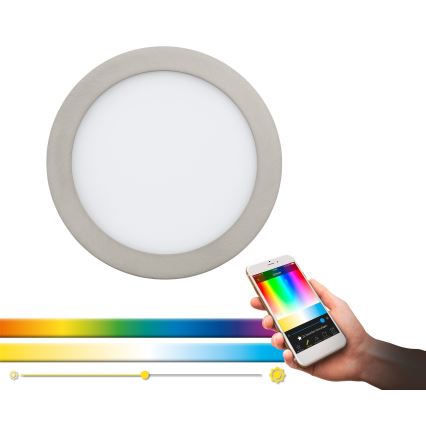 Eglo - LED RGB Himmennettävä riippuva kattovalaisin FUEVA-C LED/15,6W/230V