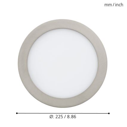 Eglo - LED RGB Himmennettävä riippuva kattovalaisin FUEVA-C LED/15,6W/230V