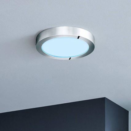 Eglo - Himmennettävä LED-RGBW-kattovalaisin FUEVA-C LED/15,6W/230V Bluetooth