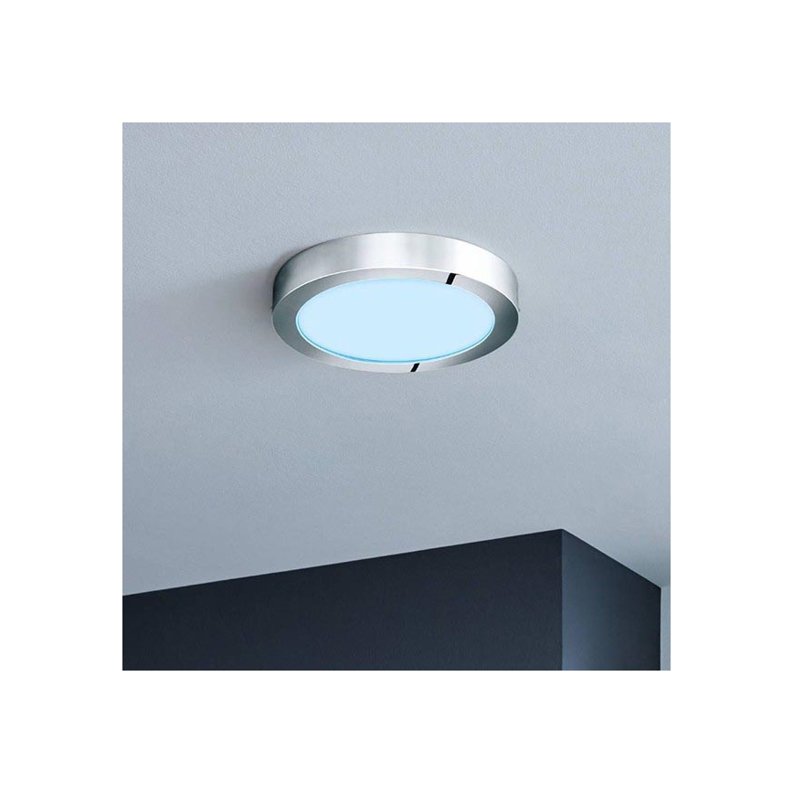 Eglo - Himmennettävä LED-RGBW-kattovalaisin FUEVA-C LED/15,6W/230V Bluetooth