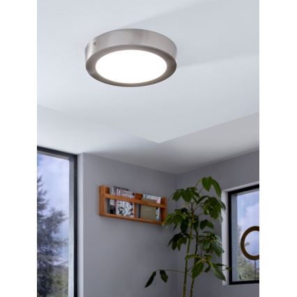Eglo - Himmennettävä LED-RGBW-kattovalaisin FUEVA-C LED/15,6W/230V Bluetooth