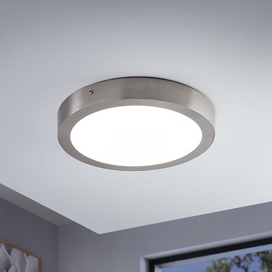 Eglo - Himmennettävä LED-RGB-kattovalaisin FUEVA-C LED/21W/230V