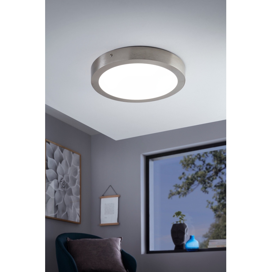 Eglo - Himmennettävä LED-RGB-kattovalaisin FUEVA-C LED/21W/230V