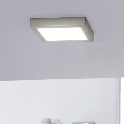 Eglo - LED RGBW himmennettävä kattovalaisin FUEVA-C LED/15,6W/230V Bluetooth 22,5x22,5 cm