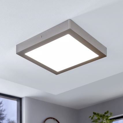 Eglo - LED RGBW himmennettävä kattovalaisin FUEVA-C LED/21W/230V 30x30 cm