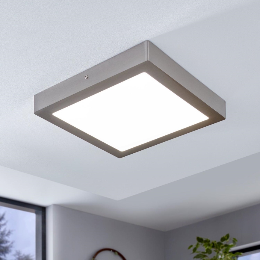 Eglo - LED RGBW himmennettävä kattovalaisin FUEVA-C LED/21W/230V 30x30 cm