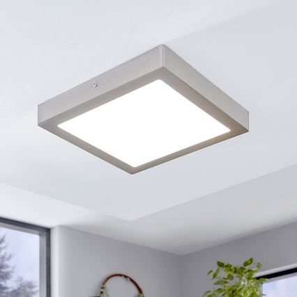 Eglo - LED RGBW himmennettävä kattovalaisin FUEVA-C LED/21W/230V 30x30 cm