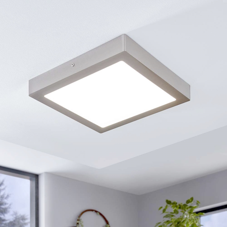 Eglo - LED RGBW himmennettävä kattovalaisin FUEVA-C LED/21W/230V 30x30 cm