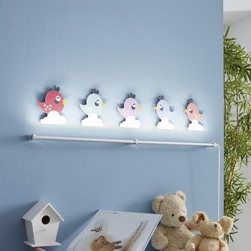 Eglo 96707 - Lasten LED-seinävalaisin SPARINO 3xLED/1,8W/230V