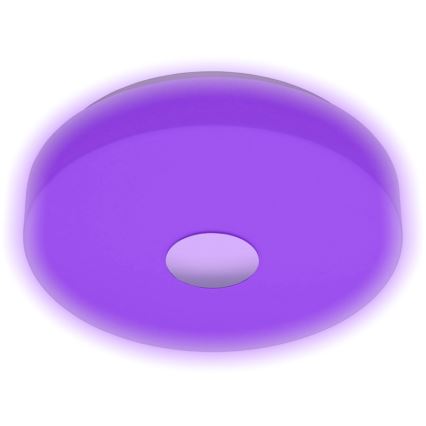 Eglo 96819 - Himmennettävä LED-RGB-kattovalaisin BERAMO-C LED/17W/230V